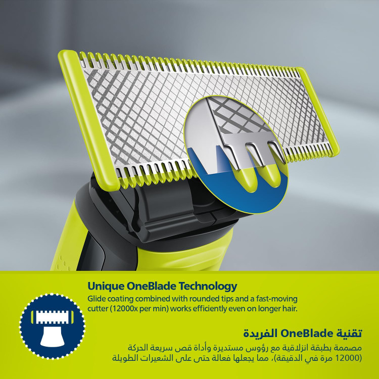 ماشین اصلاح صورت و بدن فیلیپس ONEBLADE مدل QP2824/10