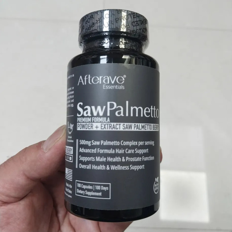 قرص مکمل ضد ریزش مو سائوپالمتو 100 عددی افترایو ( طرح جدید )