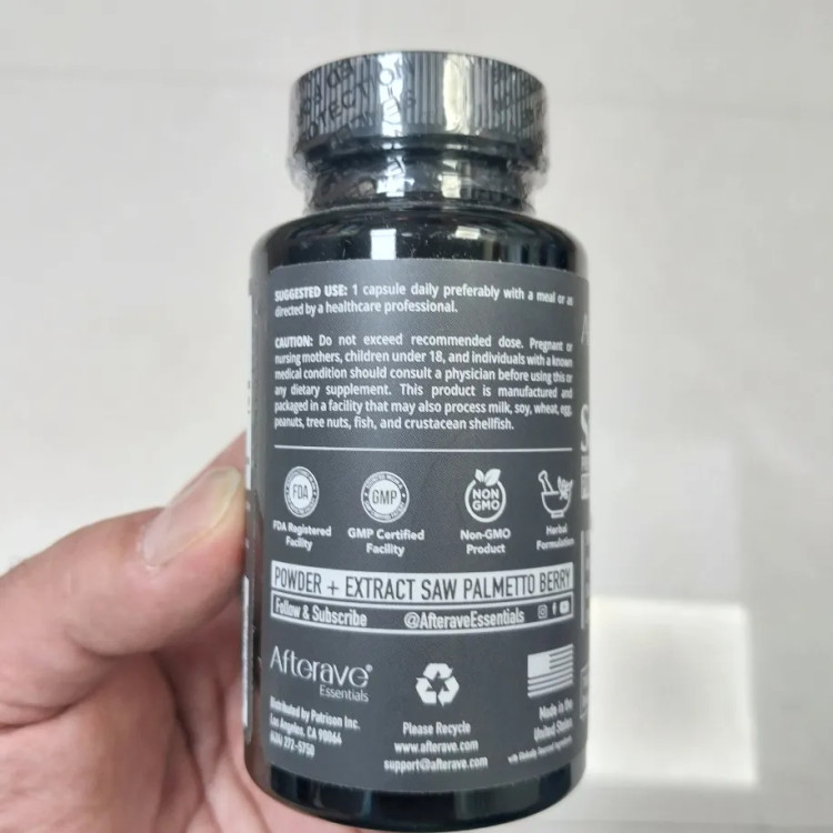 قرص مکمل ضد ریزش مو سائوپالمتو 100 عددی افترایو ( طرح جدید )