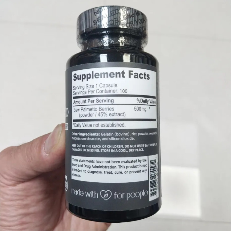 قرص مکمل ضد ریزش مو سائوپالمتو 100 عددی افترایو ( طرح جدید )