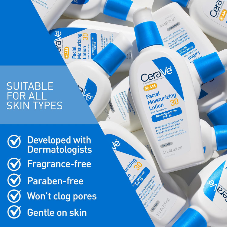 لوشن مرطوب کننده روز SPF30 سراوی