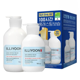 پک لوسیون مرطوب کننده ایلیون سرامید آتو لوشن 10-Free حجم 600 + 334 ml