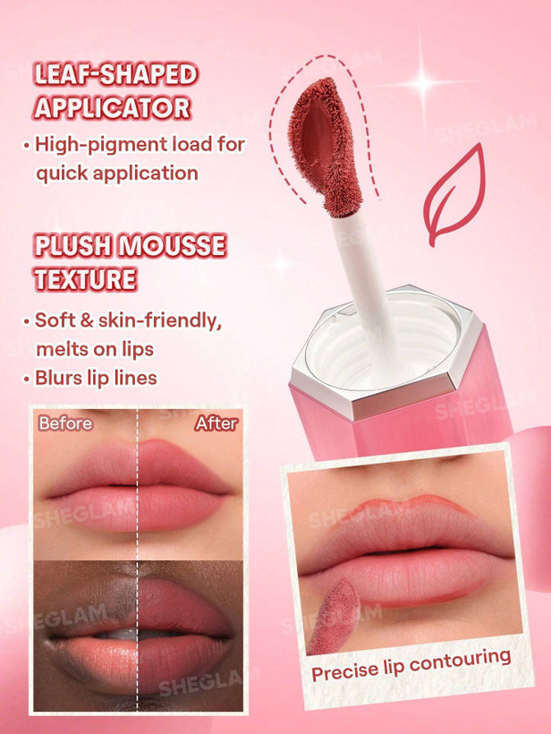 رژلب و رژگونه کرمی شیگلم (جدید) مدل AIR PLUSH LIP CHEEK CREAM رنگ 211 In The Clouds