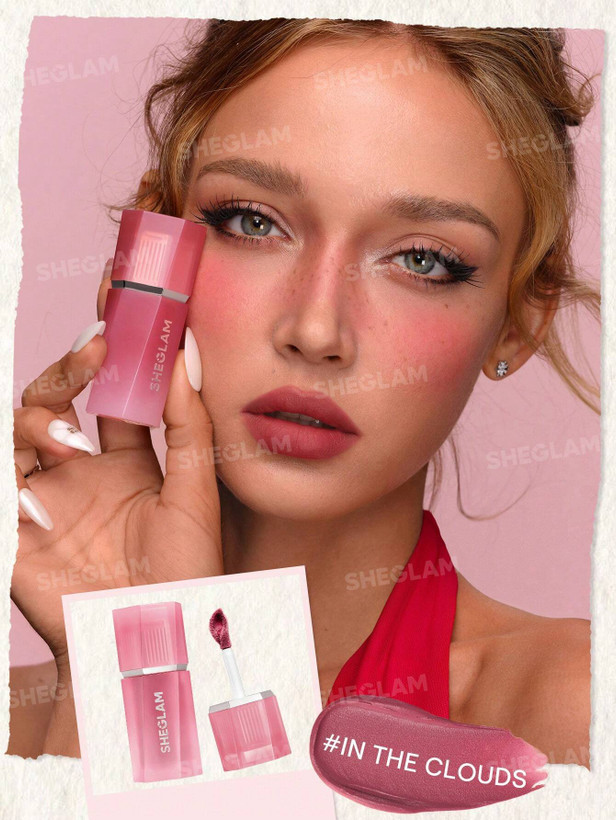 رژلب و رژگونه کرمی شیگلم (جدید) مدل AIR PLUSH LIP CHEEK CREAM رنگ 211 In The Clouds
