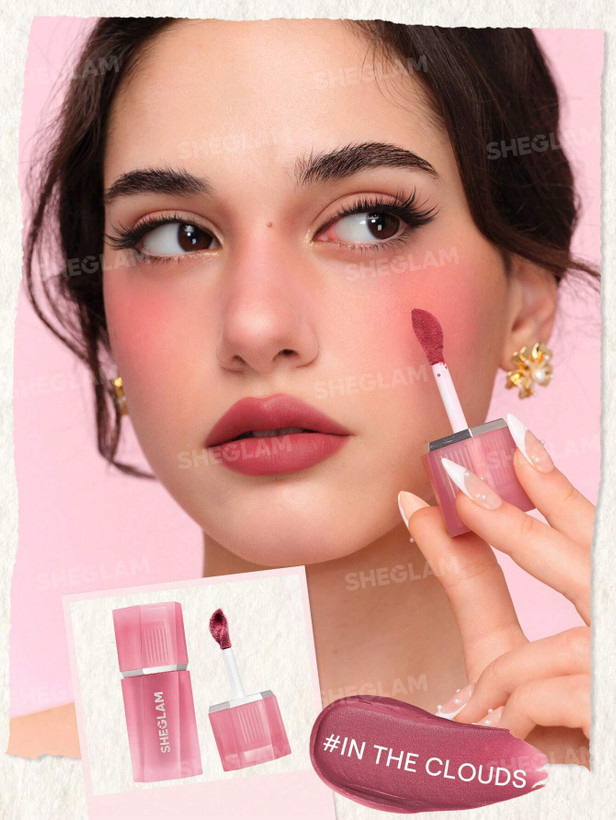 رژلب و رژگونه کرمی شیگلم (جدید) مدل AIR PLUSH LIP CHEEK CREAM رنگ 211 In The Clouds