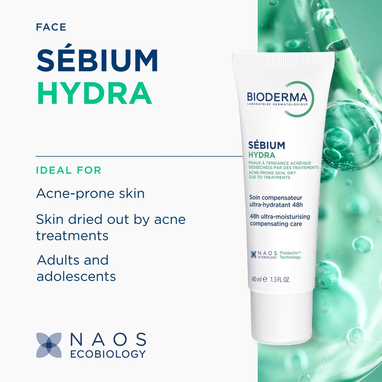 آبرسان پوست چرب بایودرما مدل Sebium Hydra