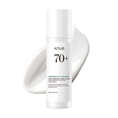 لوسیون آبرسان و تسکین دهنده آنوا ANUA Heartleaf 70% Daily Relief Lotion