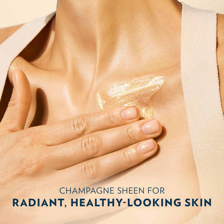 روغن بدن شاین دار وانیل و کاکائو وازلین vaseline sunlit glow vanilla cocoa gel oil