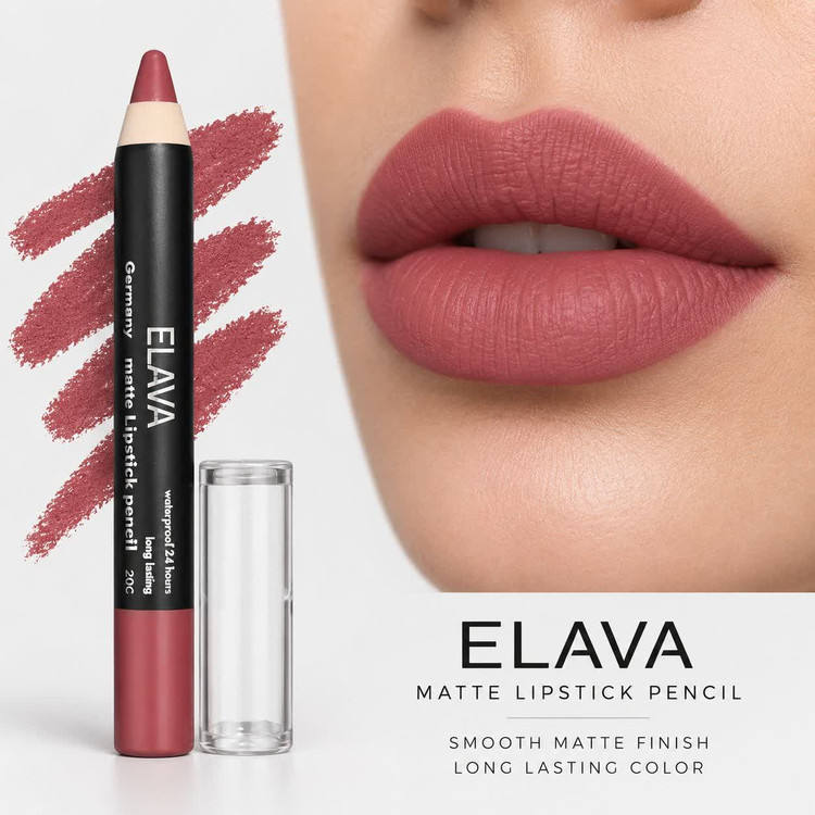 رژ لب مدادی مات الاوا ELAVA شماره 20C