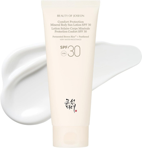 لوسیون ضدآفتاب مینرال بدن بیوتی آف جوسان Comfort Protection SPF 30 حجم ۱۵۰ میلیلیتر