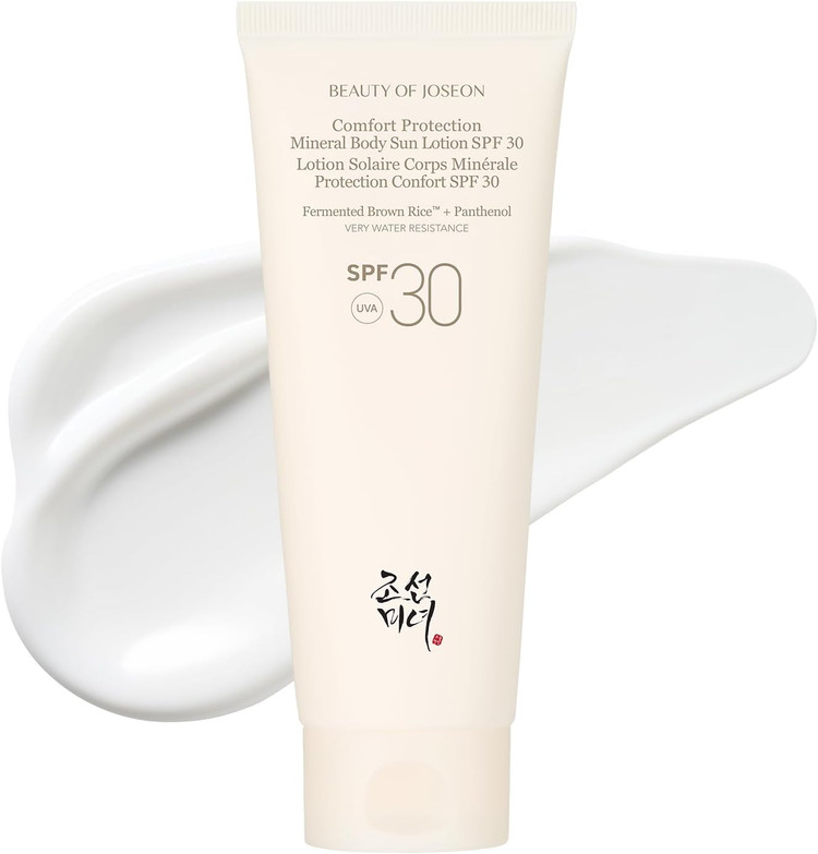 لوسیون ضدآفتاب مینرال بدن بیوتی آف جوسان Comfort Protection SPF 30 حجم ۱۵۰ میلیلیتر