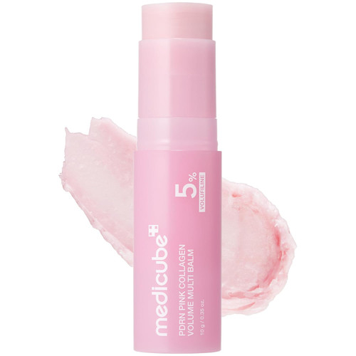 مولتی بالم حجمدهنده و ضدچروک PDRN کلاژن صورتی مدیکیوب Medicube PDRN Pink Collagen Volume Multi Balm