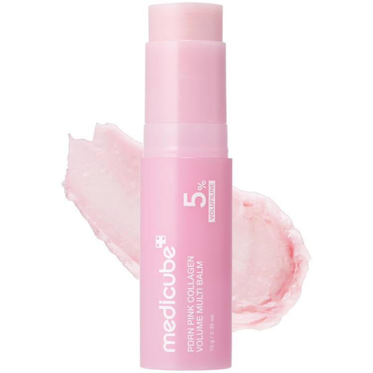 مولتی بالم حجمدهنده و ضدچروک PDRN کلاژن صورتی مدیکیوب Medicube PDRN Pink Collagen Volume Multi Balm