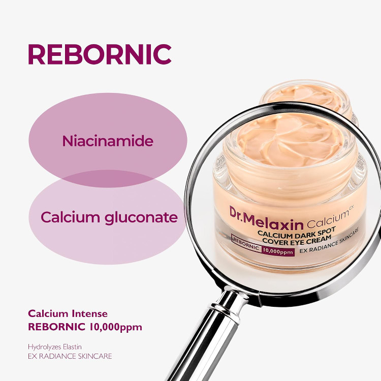 کرم دور چشم کلسیم دارک اسپات دکتر ملاکسین ضد چروک و روشن کننده قوی Dr. Melaxin Cemenrete Calcium Dark Spot Correcting Eye Cream