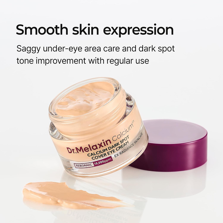کرم دور چشم کلسیم دارک اسپات دکتر ملاکسین ضد چروک و روشن کننده قوی Dr. Melaxin Cemenrete Calcium Dark Spot Correcting Eye Cream