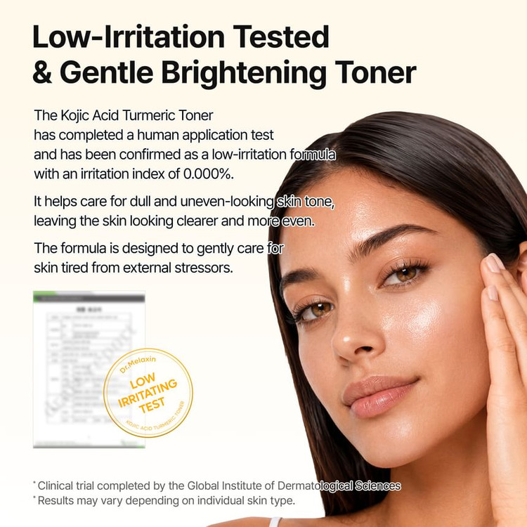 تونر روشنکننده و ضدلک کوجیک اسید و زردچوبه دکتر ملاکسین Dr.Melaxin Kojic Acid Turmeric Toner