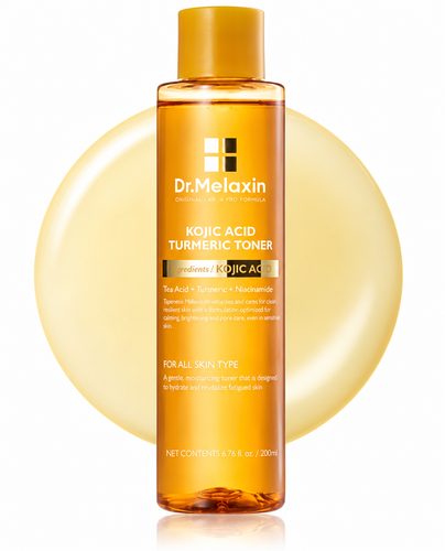 تونر روشنکننده و ضدلک کوجیک اسید و زردچوبه دکتر ملاکسین Dr.Melaxin Kojic Acid Turmeric Toner
