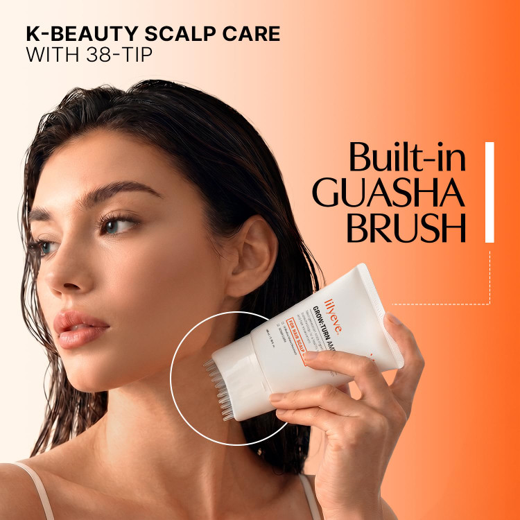 آمپول ضد ریزش و تقویت کننده مو اگزوزوم لیلی ایو lilyeve Grow Turn Exosome Brush Ampoule