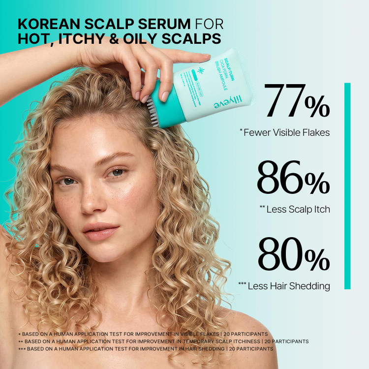 آمپول ضد ریزش و تسکیندهنده پوست سر لیلی ایو مدل Scalp:Turn Cica PDRN Brush Ampoule