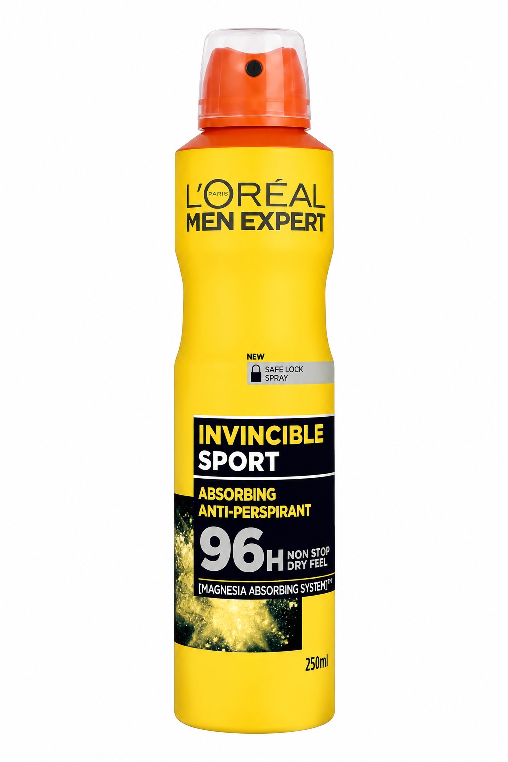 اسپری ضدتعریق مردانه لورآل من اکسپرت مدل Invincible Sport با محافظت تا ۹۶ ساعت