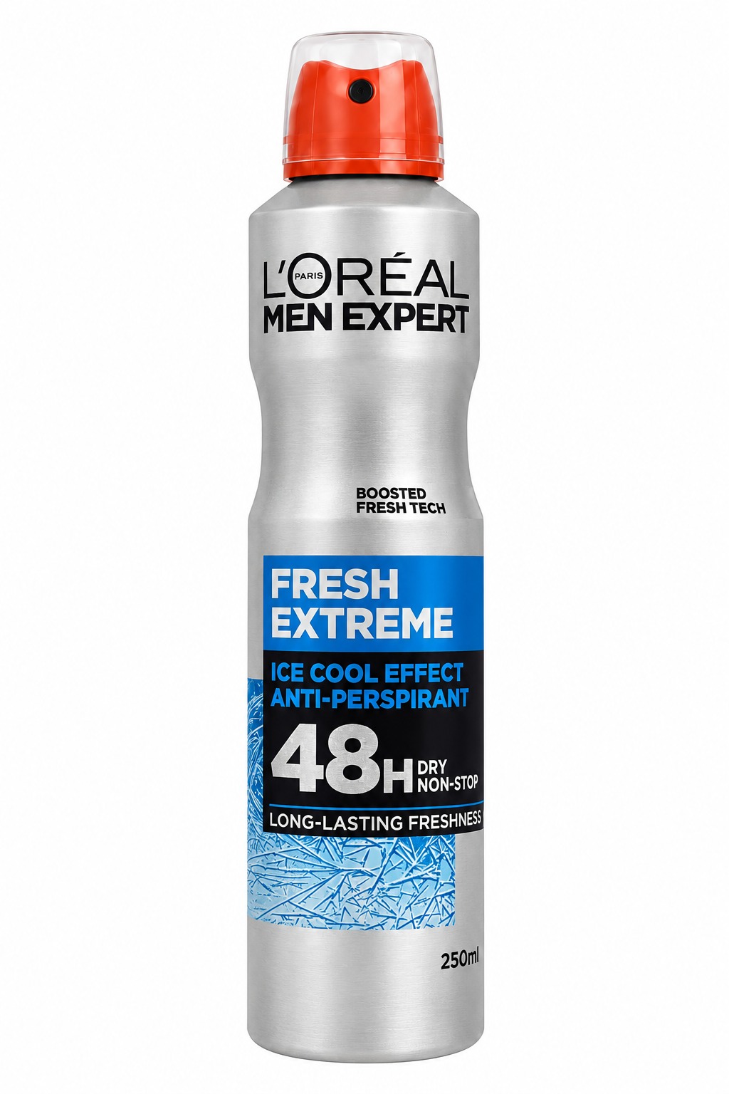 اسپری ضدتعریق مردانه لورآل من اکسپرت مدل Fresh Extreme با اثر خنک‌کنندگی، حجم ۲۵۰ میلی‌لیتر