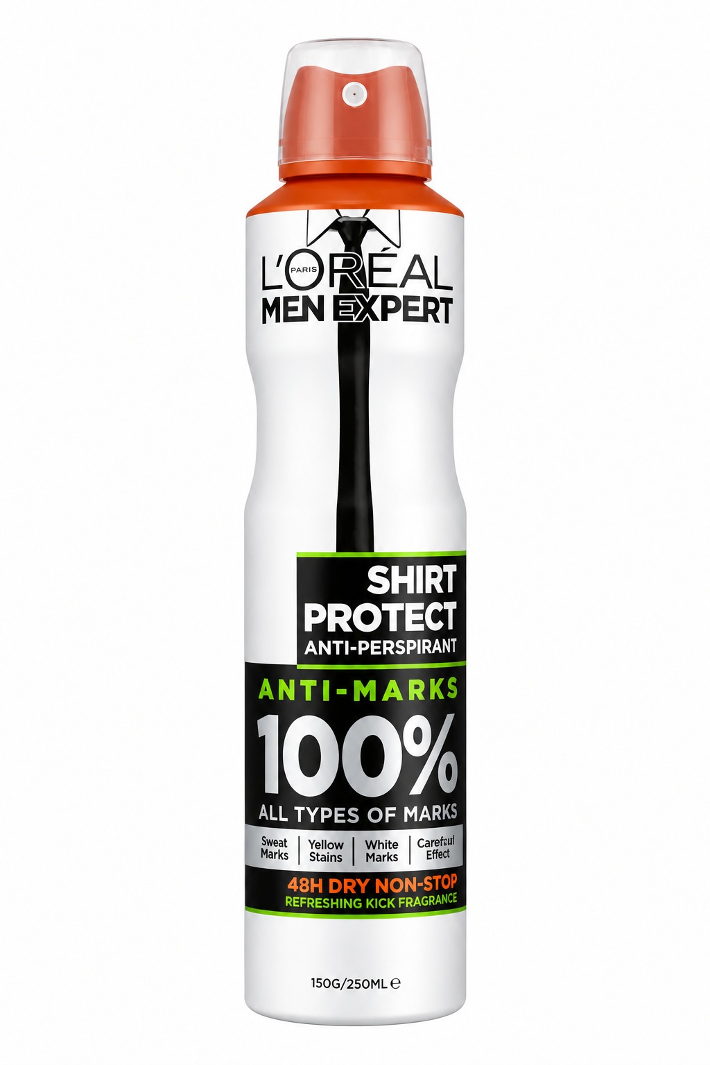 اسپری ضدتعریق مردانه لورآل من اکسپرت مدل Shirt Protect حجم ۲۵۰ میلی‌لیتر